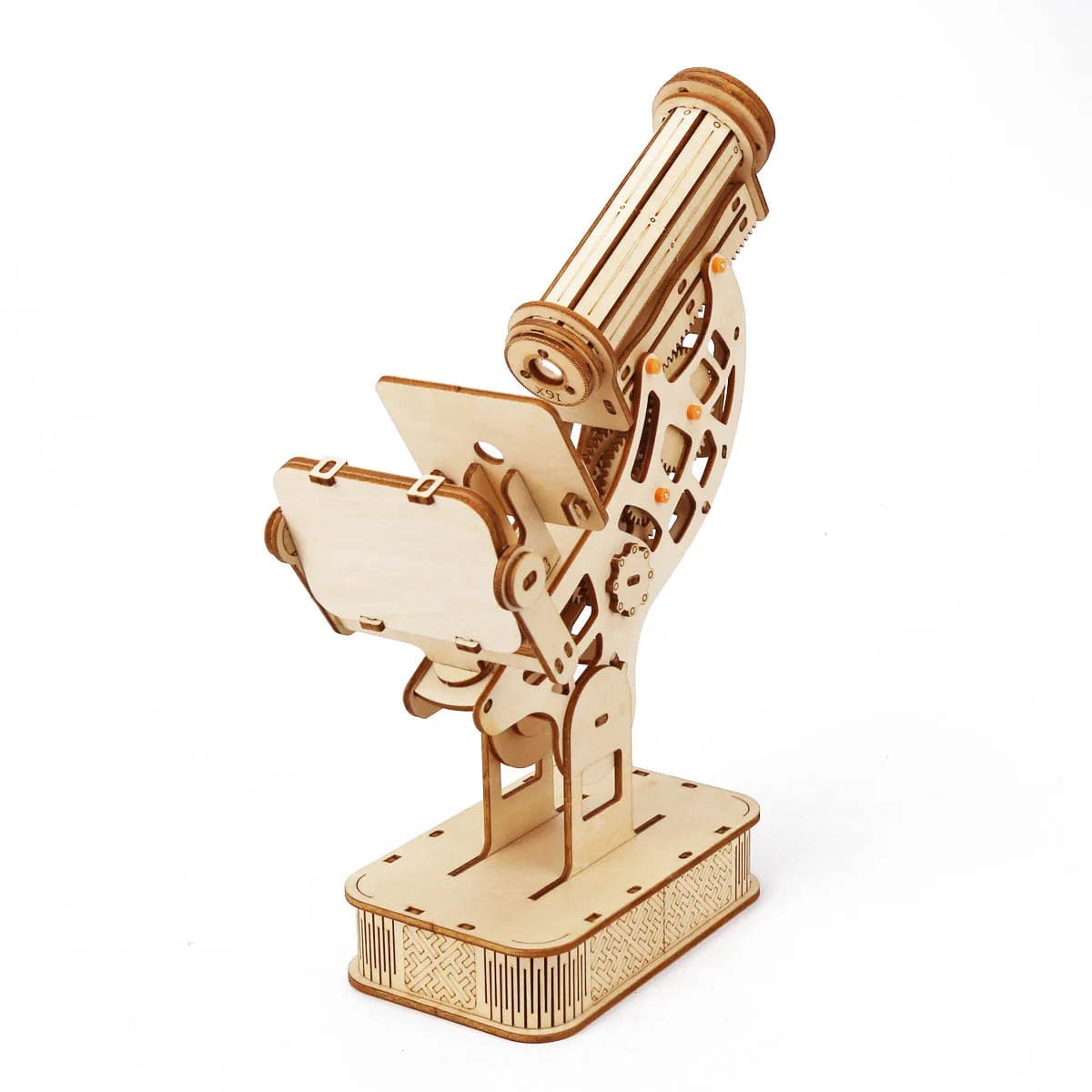 Microscope en bois Puzzle 3d Mécanique | Le Microscope