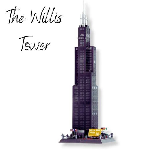 Monuments | The Willis Tower  Puzzle 3d Monument  | The Willis Tower
