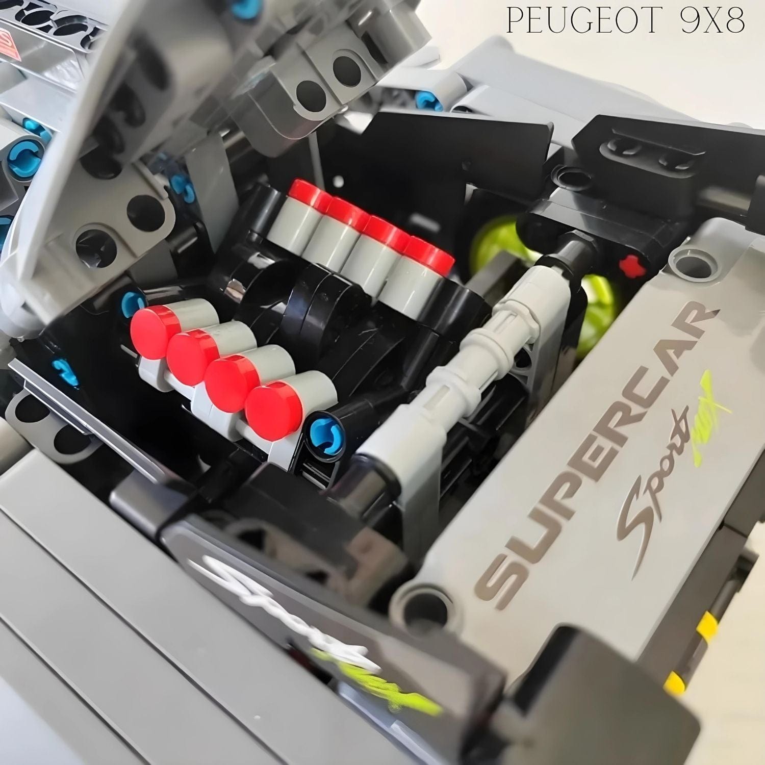 Peugeot 9X8 3D model Pièces d'Exceptions Voiture | Peugeot 9X8