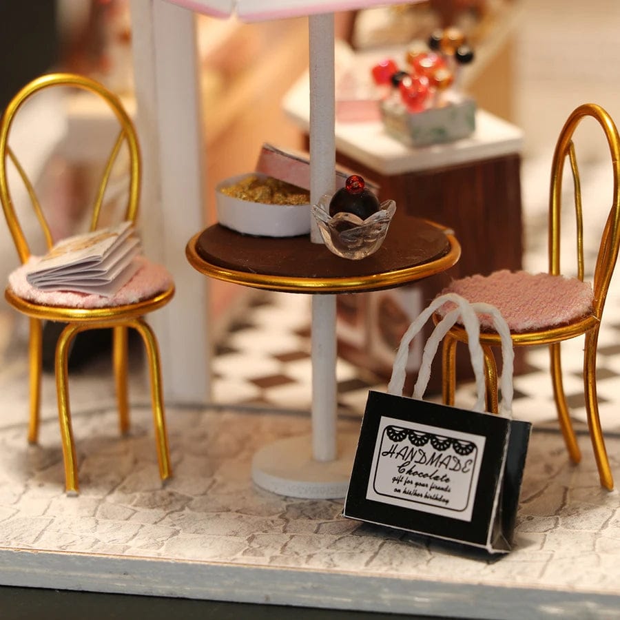 Pièces d'Exceptions 3D Shop Puzzle Assembly Model Doll  Mini  House DIY Small Kit Making Room Toys, Home Bedroom Decoration