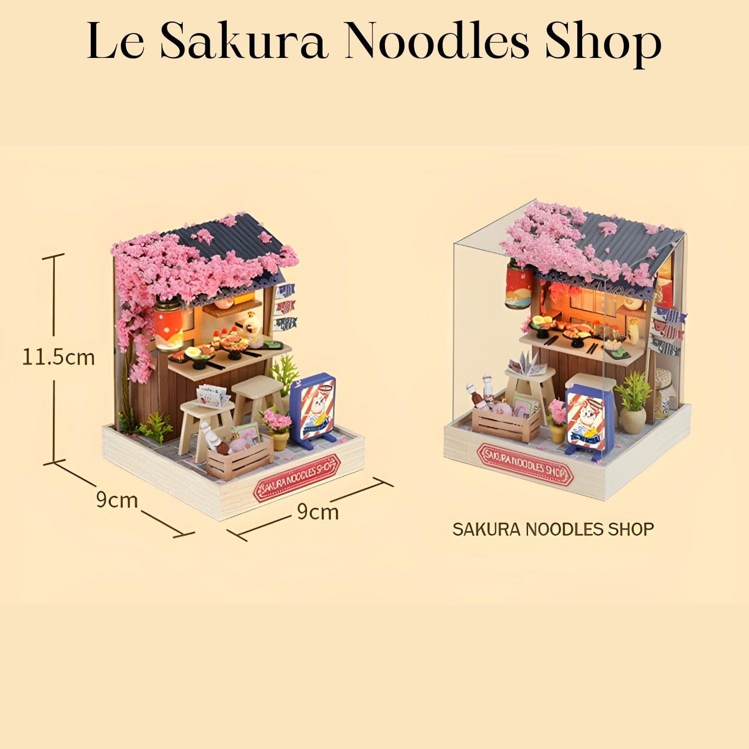 Pièces d'Exceptions Monde Miniature | Le Sakura Noodle Shop