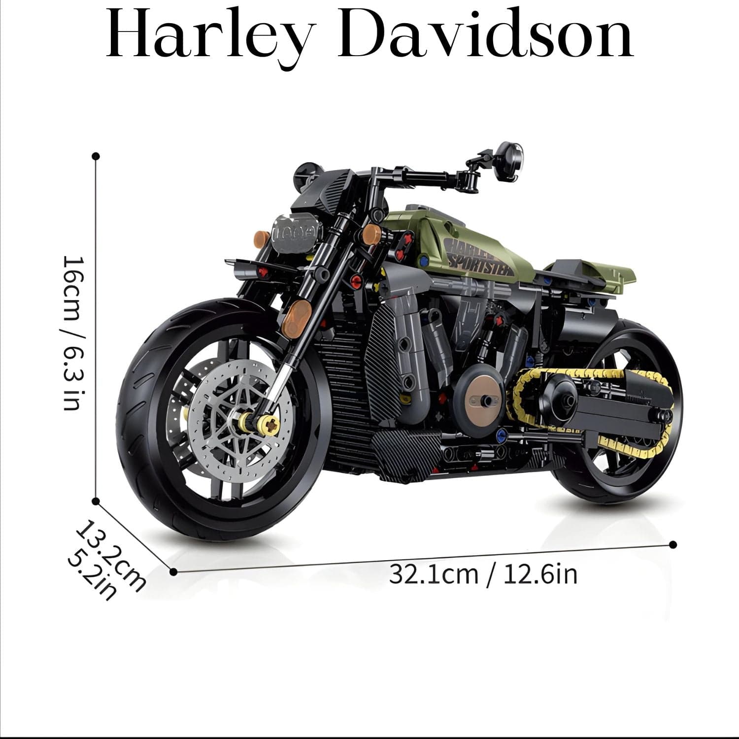 Pièces d'Exceptions 634Pcs Classic Motorbike Building Model Blocks Moto Road Racer Bricks Christmas Gifts Toys for Kid Boys Children Adult Technical