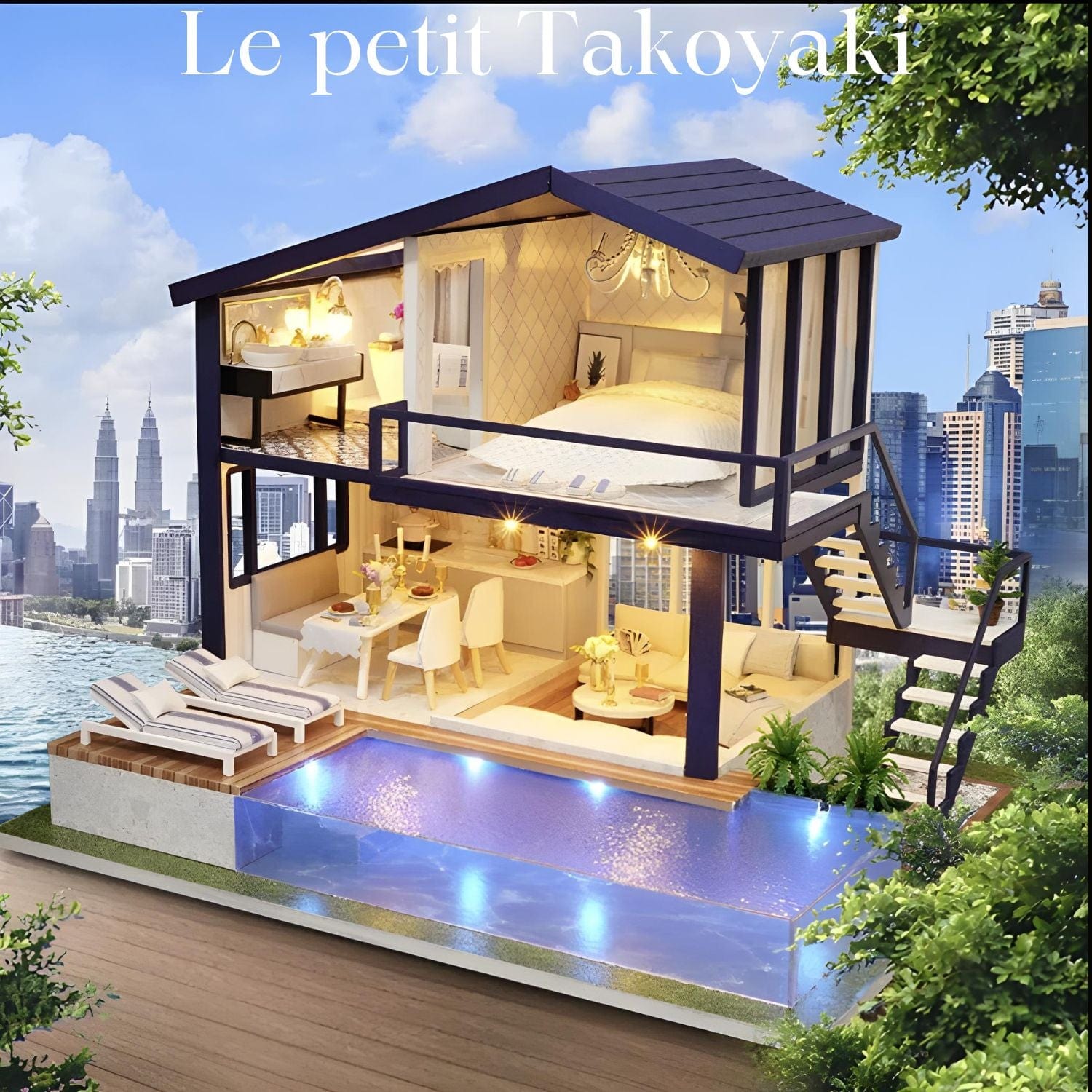 Pièces d'Exceptions Maison Miniature | La Villa d'été
