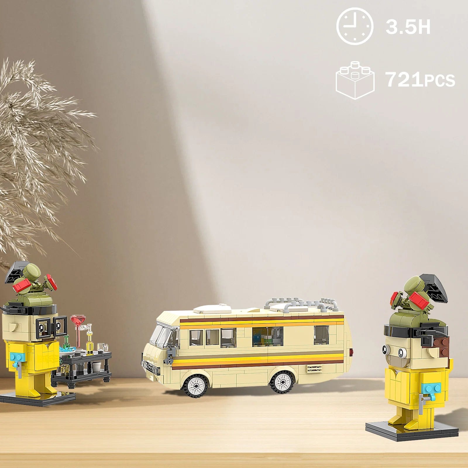 Pièces d'Exceptions MOC Moive Series 2023 New Breaking Bad Car Building Blocks Kit Vehicle Toy For Children Kid Birthday Gift Wholesale Dropshipping