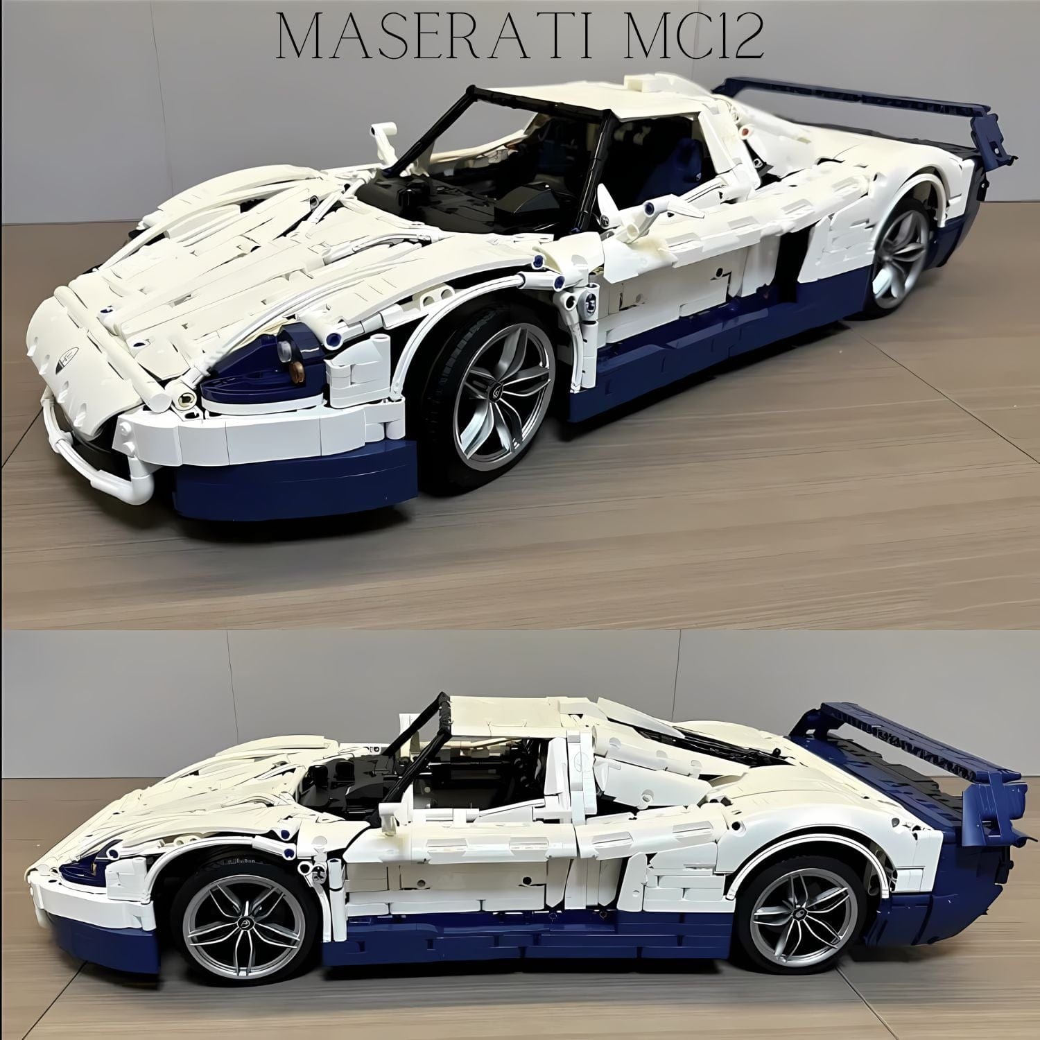 Pièces d'Exceptions New Moc 152095 Technical Super Sport Car Hypercar MC12 Scale 1:8 Model Building Blocks Brick Puzzle Toys Birthday Gifts For Kids