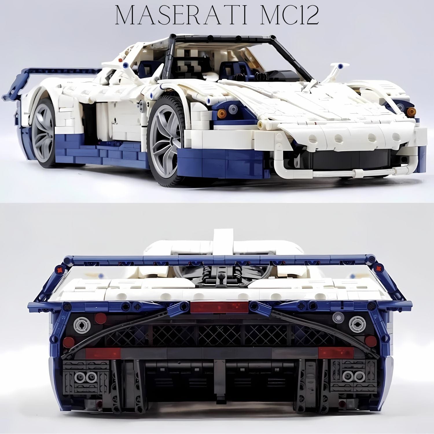 Pièces d'Exceptions New Moc 152095 Technical Super Sport Car Hypercar MC12 Scale 1:8 Model Building Blocks Brick Puzzle Toys Birthday Gifts For Kids