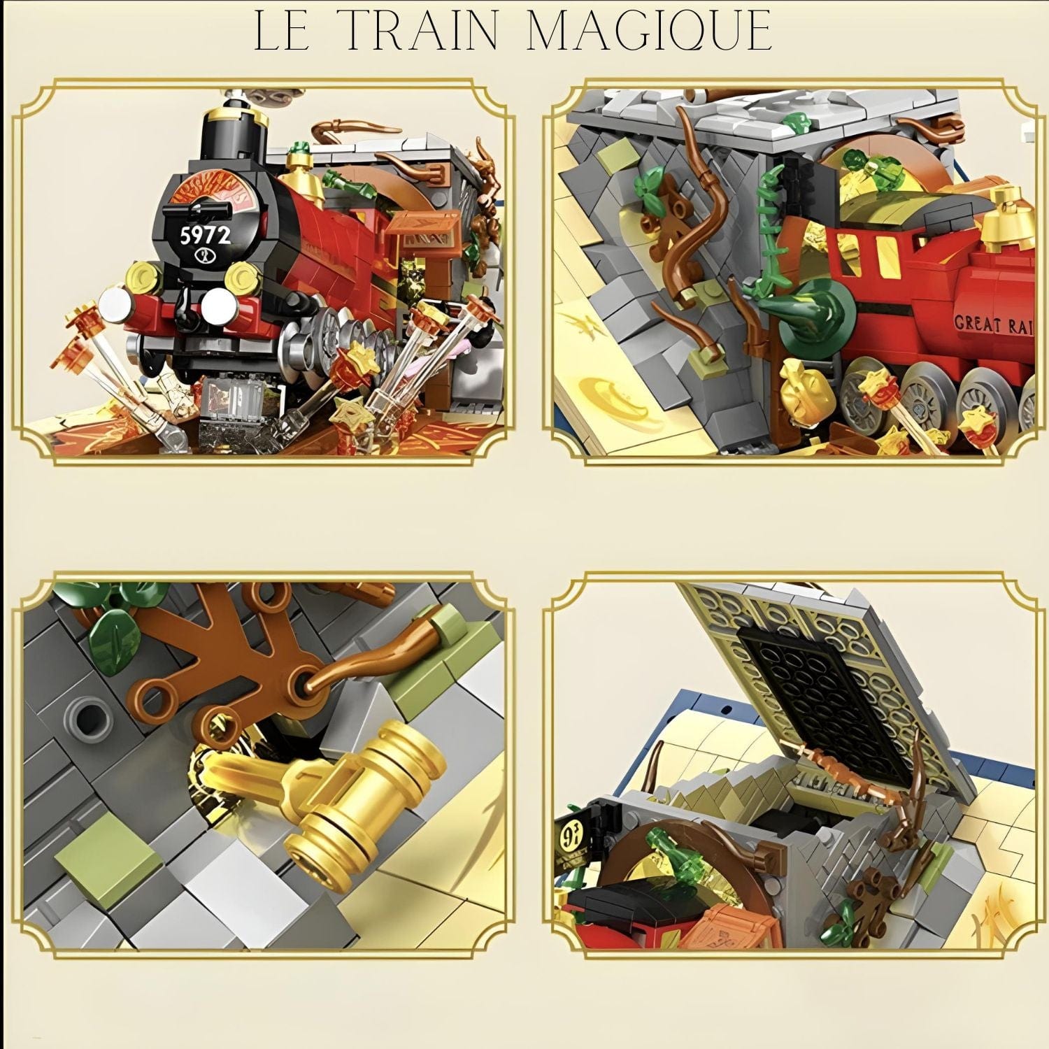 Pièces d'Exceptions Monde Miniature | Le train magique