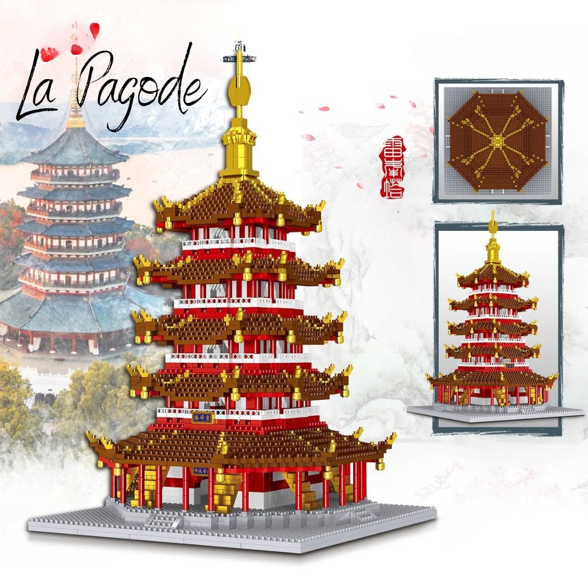 Puzzle 3d Culture Asiatique | La Pagode I