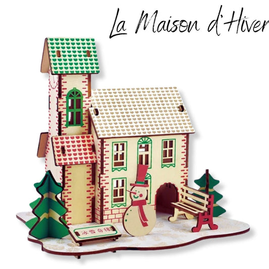 Puzzle 3d Monde Miniature | La Maison d'Hiver