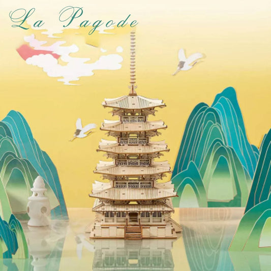 Puzzle 3d Culture Asiatique | La Pagode