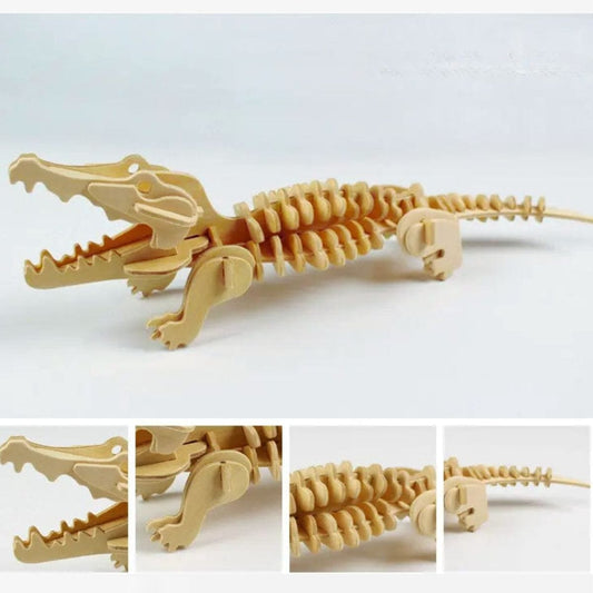 Puzzle 3d Animaux | Crocodile