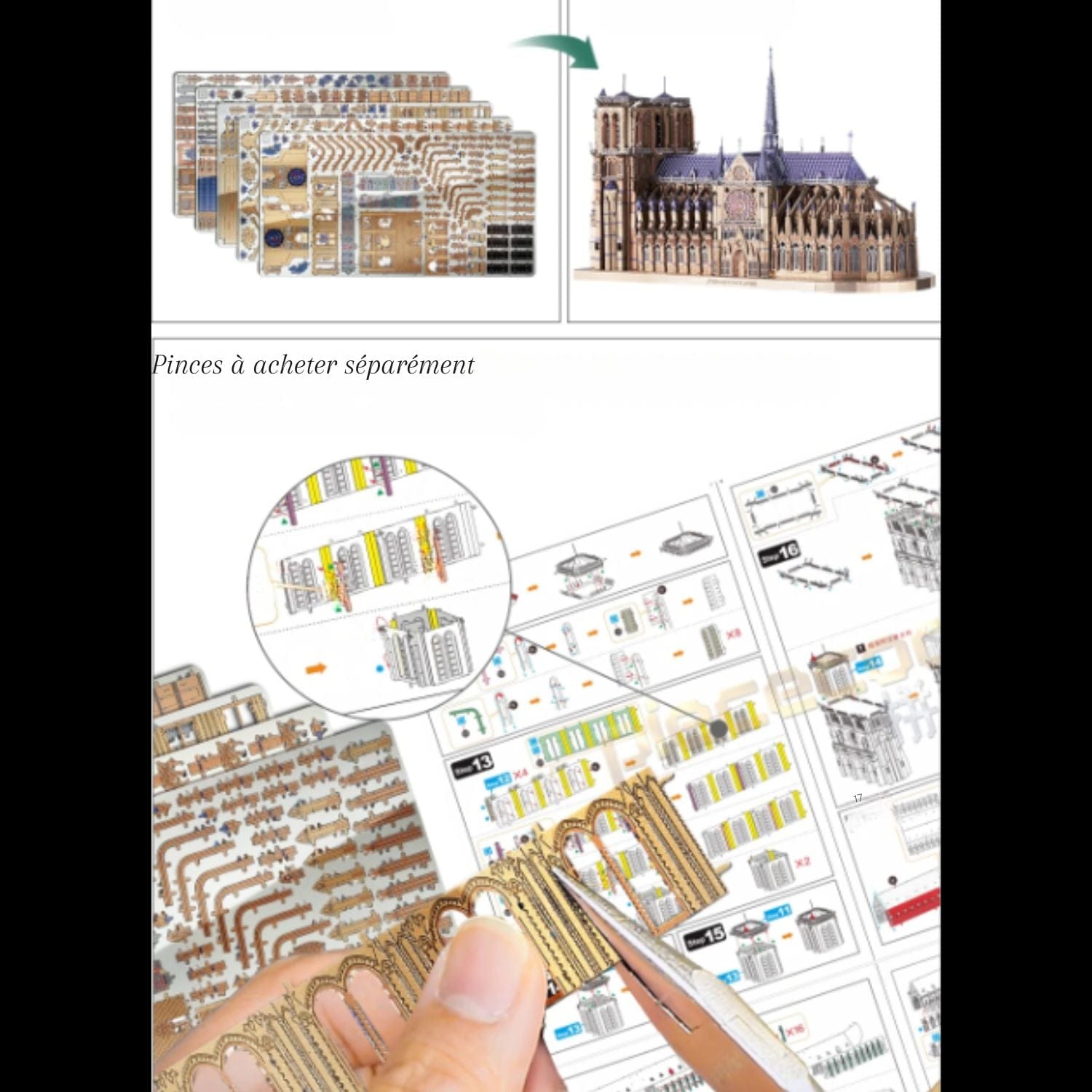Puzzle 3d Monument  | Notre Dame de Paris
