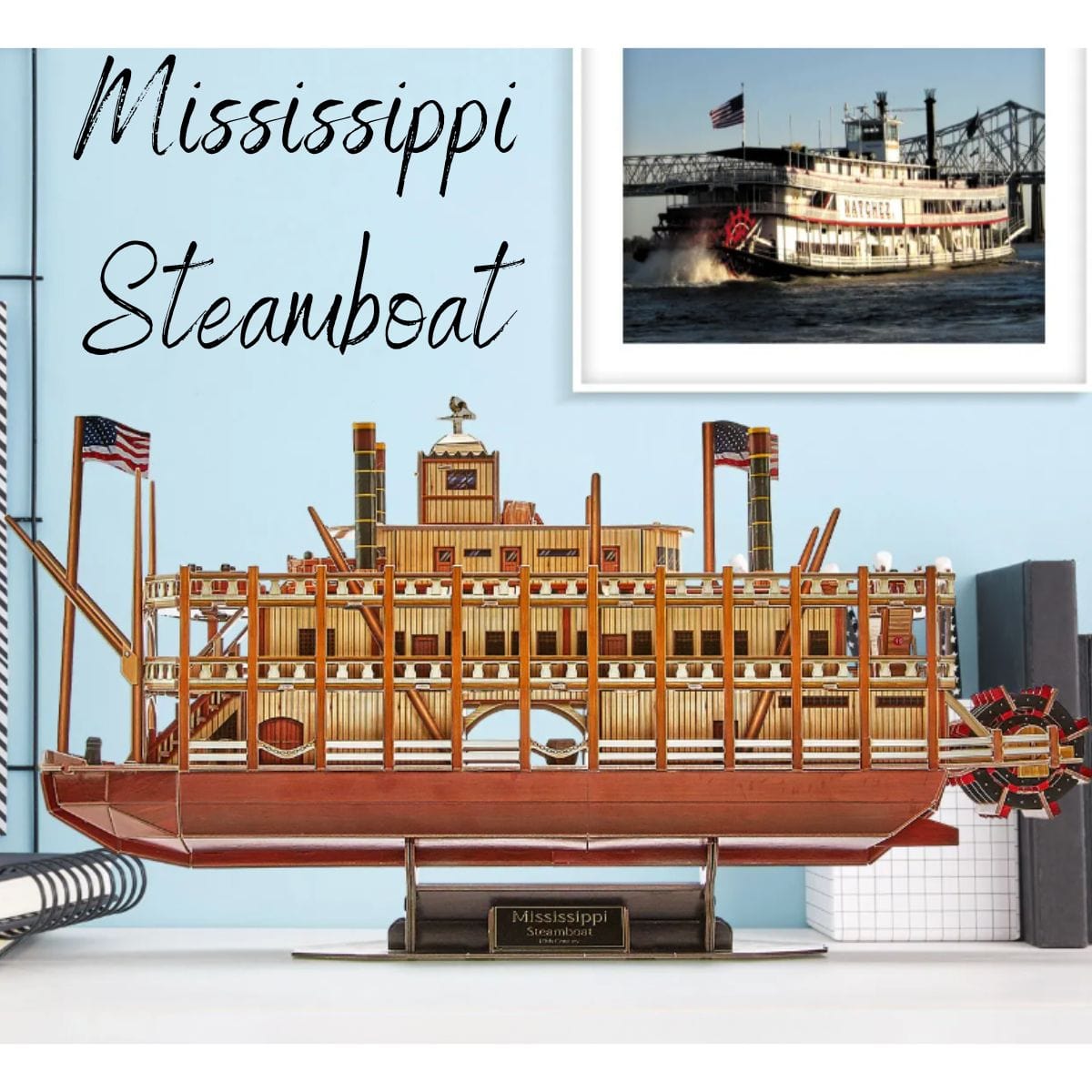 Puzzle 3D Bateau Bois Puzzle 3d Bateau | Mississippi Steamboat