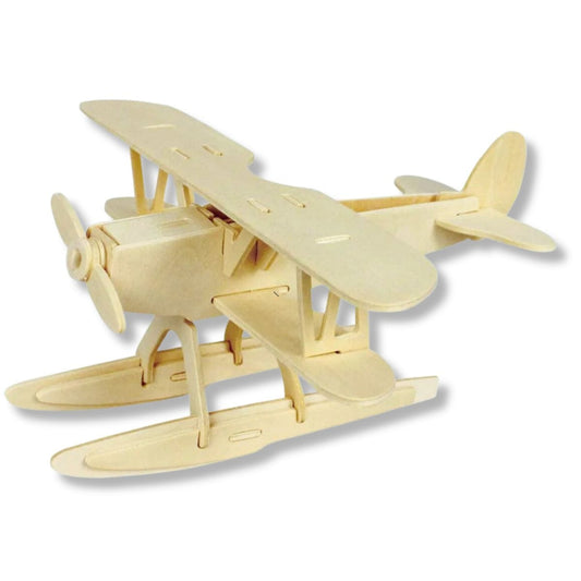 Puzzle 3D en bois Avion  Puzzle 3d Avion | Hydravion Basic