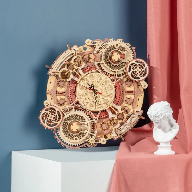 Puzzle 3D en Bois Horloge | Zodiac Puzzle 3d Horloge | Zodiac