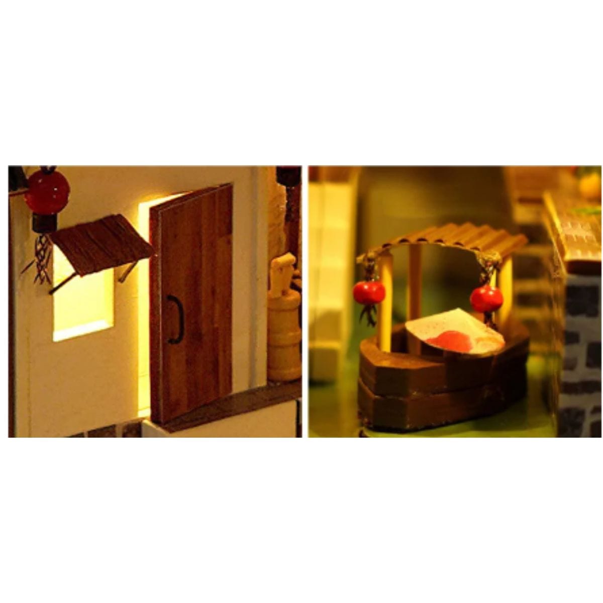 Puzzle 3D Japonais | Rue japonaise Puzzle 3d Book Nook | Rue Japonaise