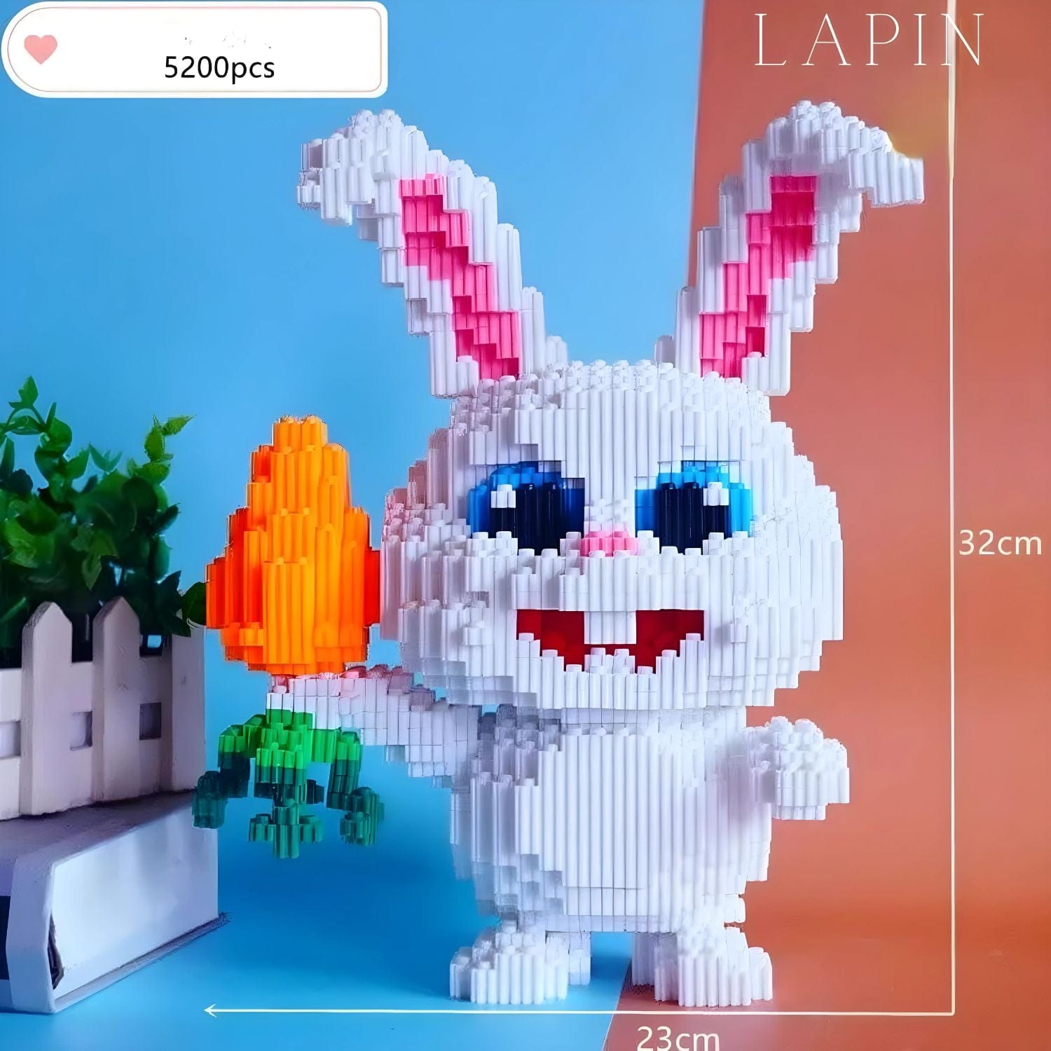 Puzzle 3d Lapin Pièces d'Exceptions Animaux | Lapin Géant