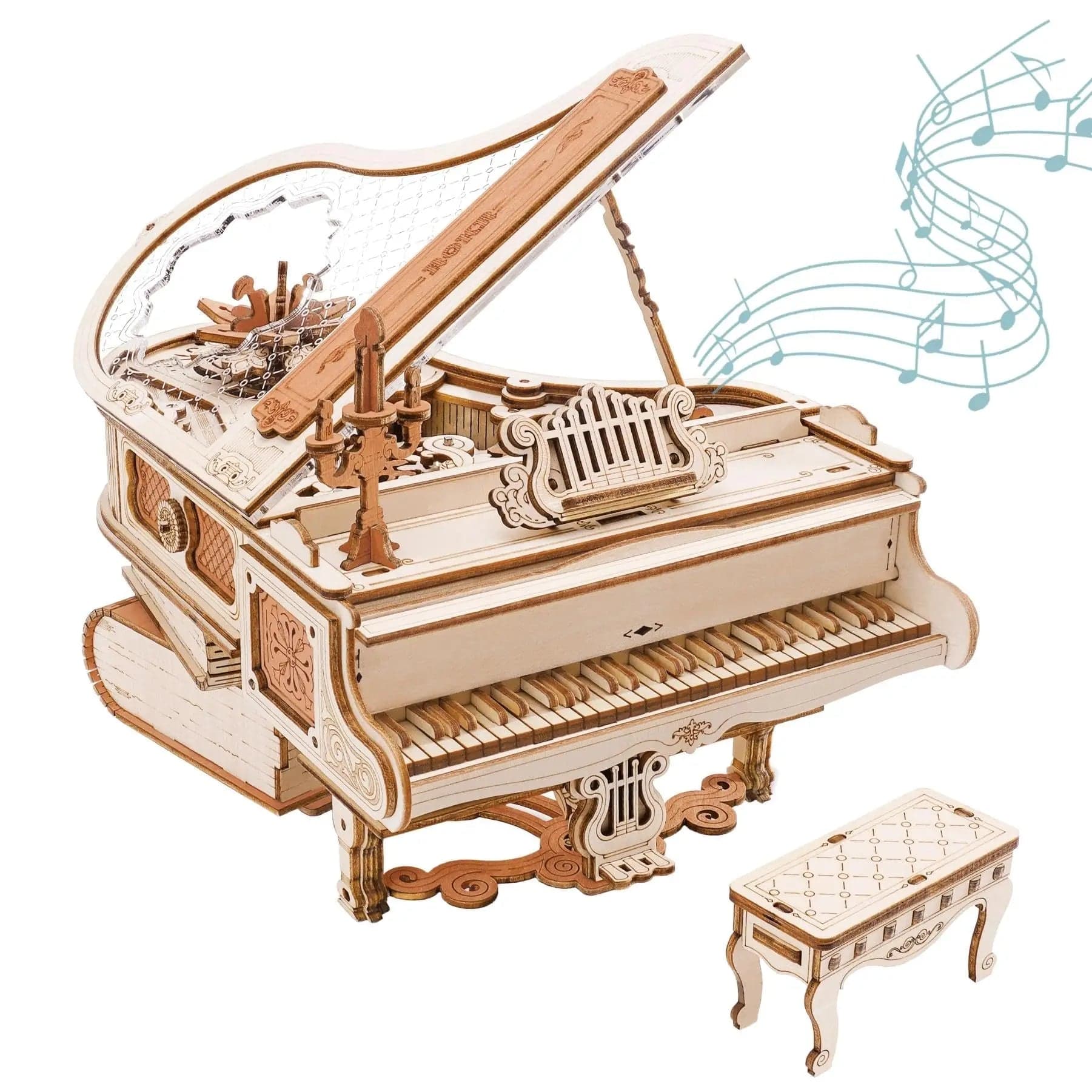 Puzzle 3D piano Pièces d'Exceptions Instrument | Piano Mécanique
