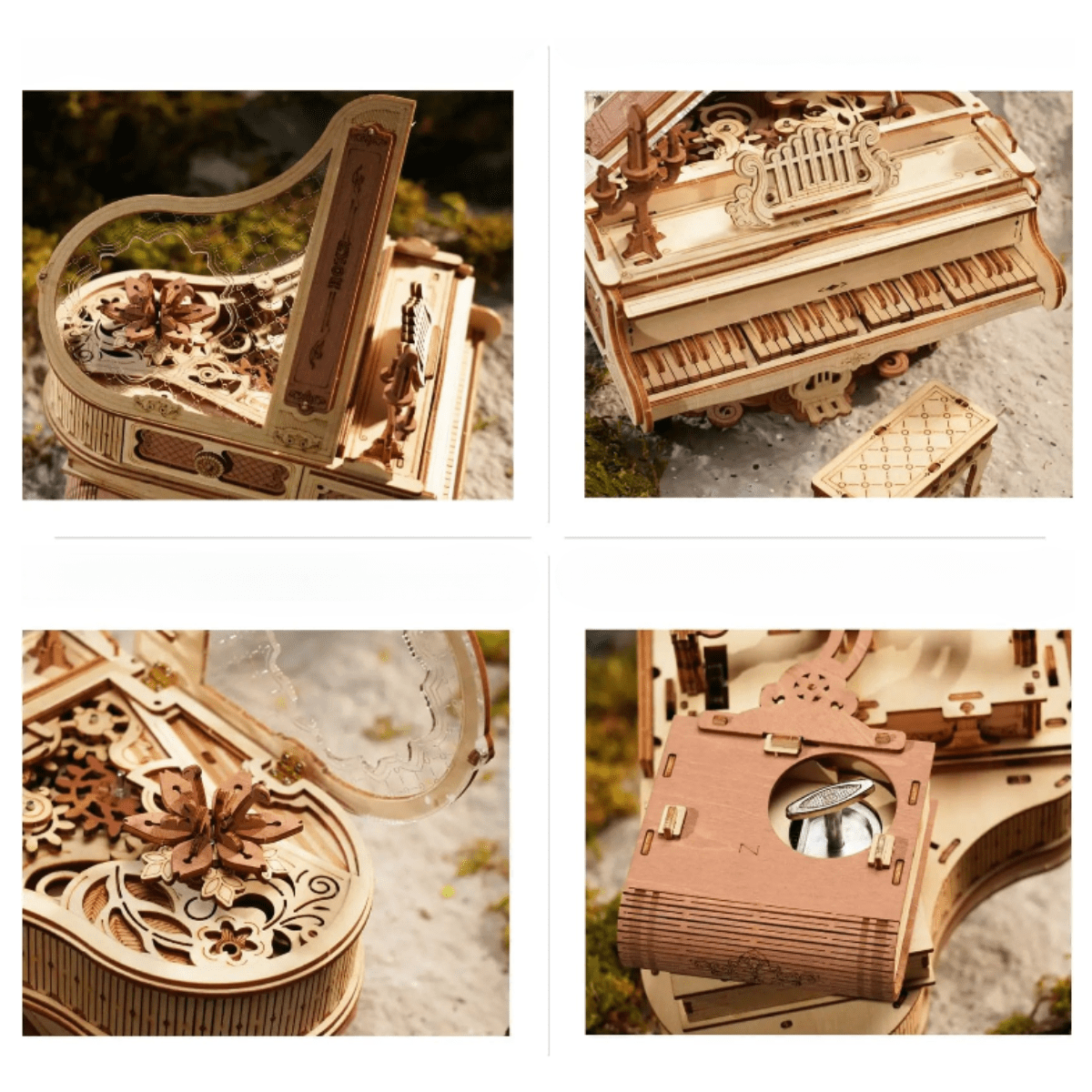 Puzzle 3D piano Pièces d'Exceptions Instrument | Piano Mécanique