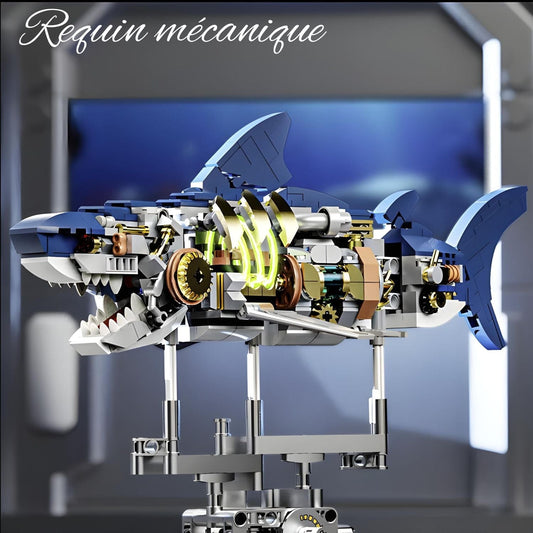 Puzzle 3d requin Pièces d'Exceptions Animaux | Requin mécanique