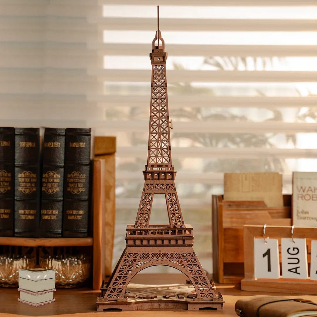 Puzzle 3D Tour Eiffel lumineuse Pièces d'Exceptions Monument | Tour Eiffel lumineuse