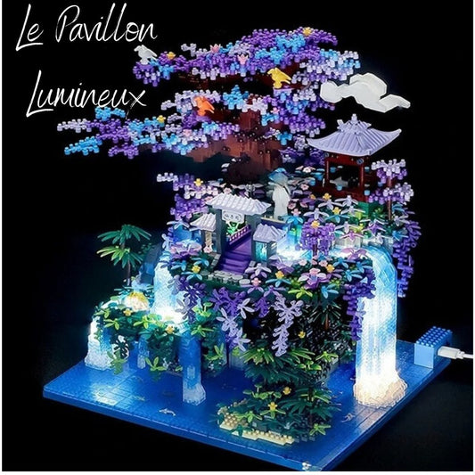 Puzzle 4000 pièces | Le Pavillon Lumineux Puzzle 3d Culture Asiatique  | Le Pavillon Lumineux
