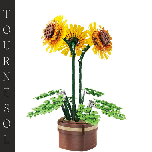 Puzzle adulte fleurs Pièces d'Exceptions Nature | Pot de Tournesol