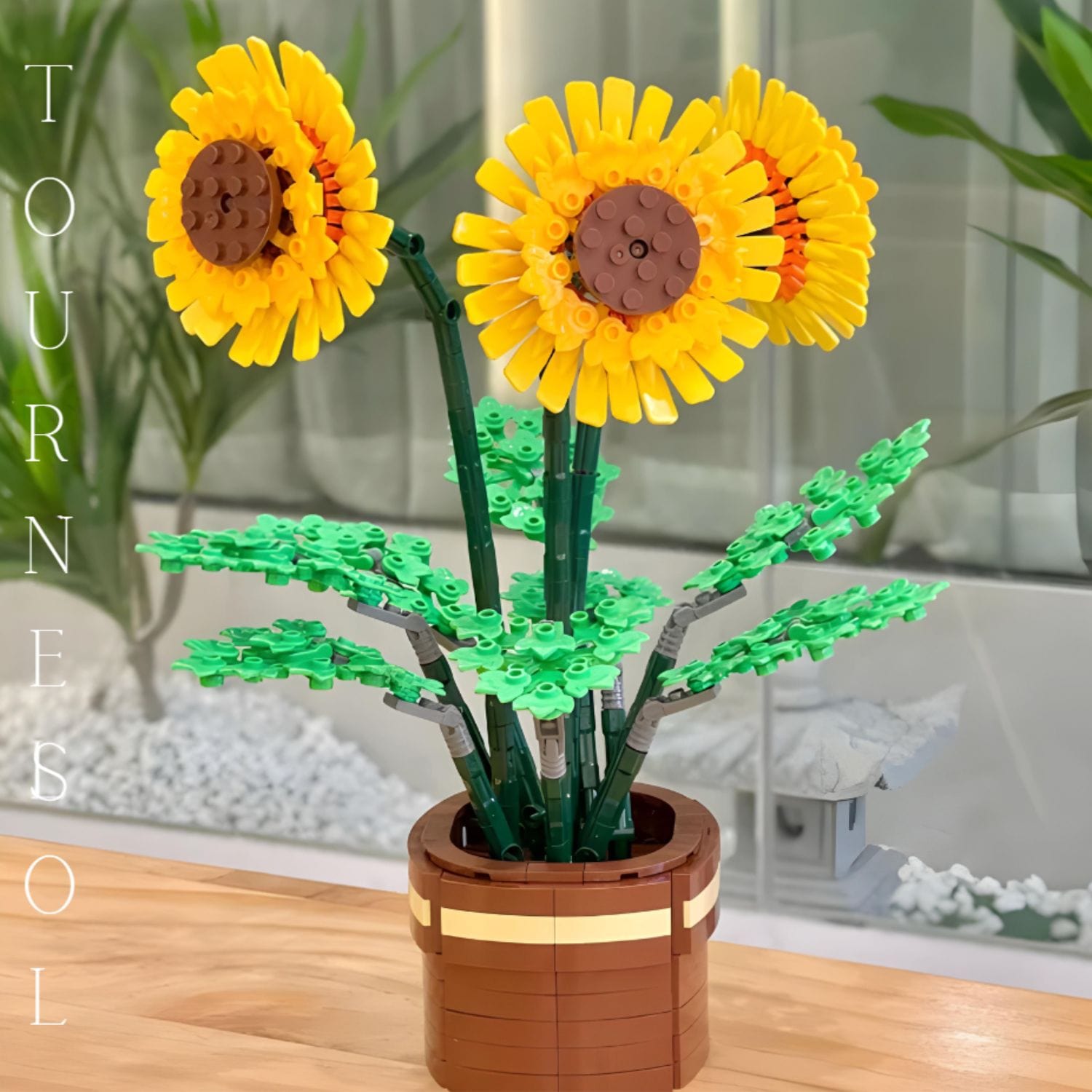Puzzle adulte fleurs Pièces d'Exceptions Nature | Pot de Tournesol