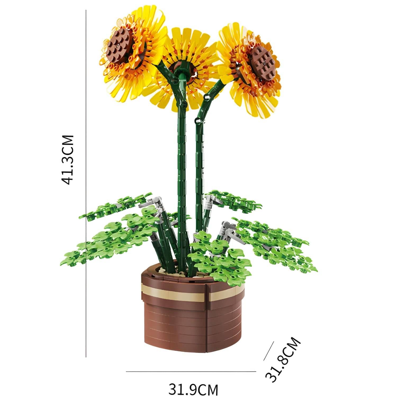 Puzzle adulte fleurs Pièces d'Exceptions Nature | Pot de Tournesol