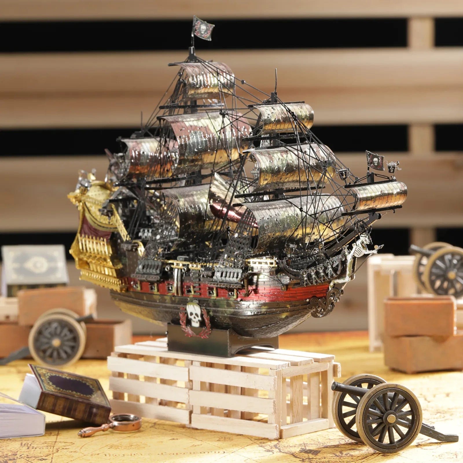 Puzzle Bateau Pirate Puzzle 3d Bateau | L'Impitoyable