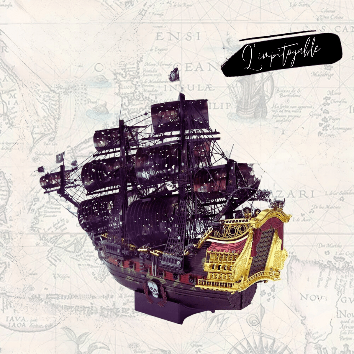 Puzzle Bateau Pirate Puzzle 3d Bateau | L'Impitoyable