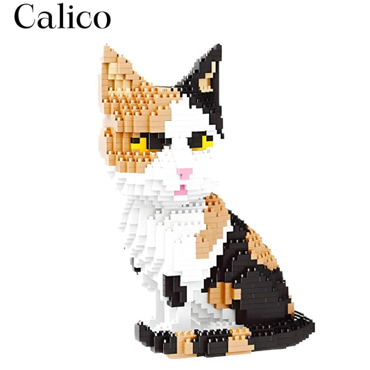 Puzzle chat 3D Pièces d'Exceptions Animaux | Le Calico