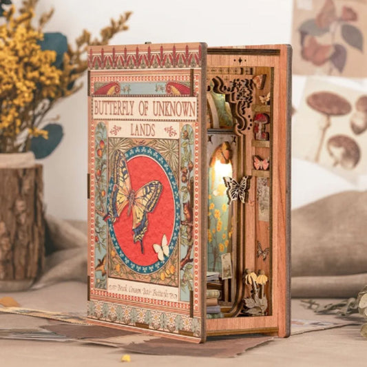 Puzzle Culture | "Terre Inconnue" Puzzle 3d Book Nook | Terre Inconnue