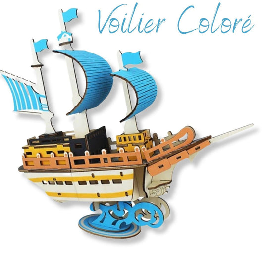 Puzzle Enfant Bateau Puzzle 3d Bateau | Basic Coloré