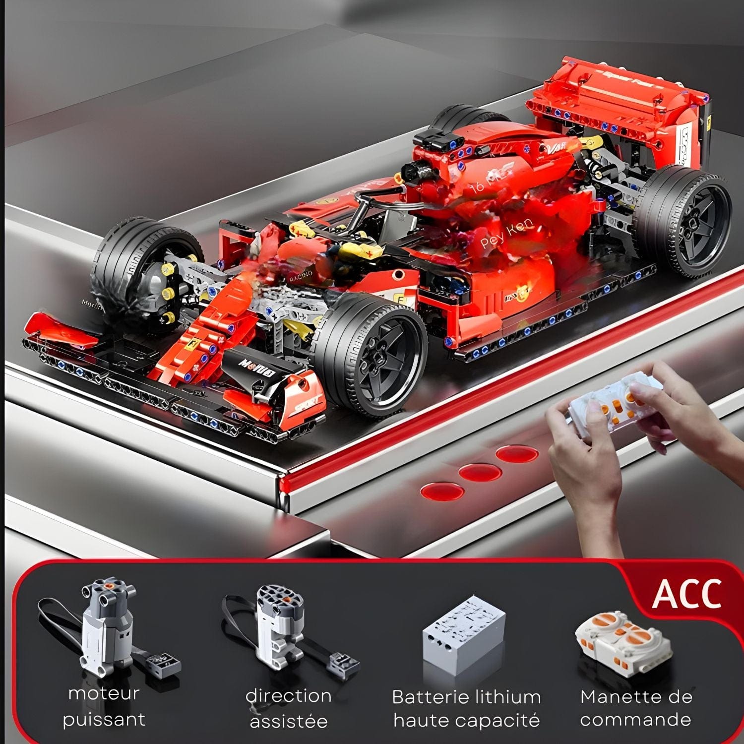 Puzzle F1 Pièces d'Exceptions Voiture Electrique | F1 Ferrari-E