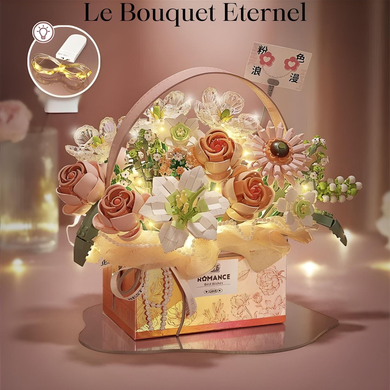 Puzzle fête des mères Pièces d'Exceptions Nature | Le Bouquet Eternel