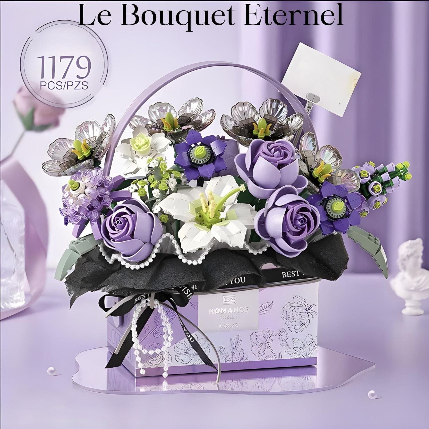 Puzzle fête des mères Pièces d'Exceptions Nature | Le Bouquet Eternel