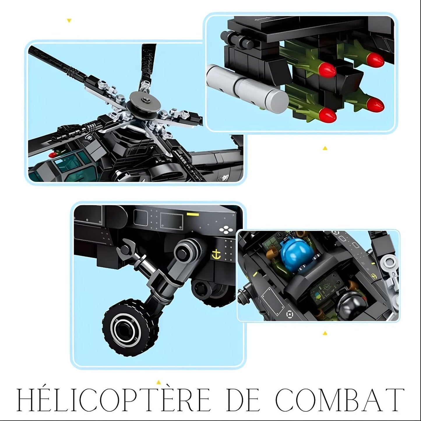 Puzzle Helicoptere Pièces d'Exceptions Avion | Hélicoptère de combat