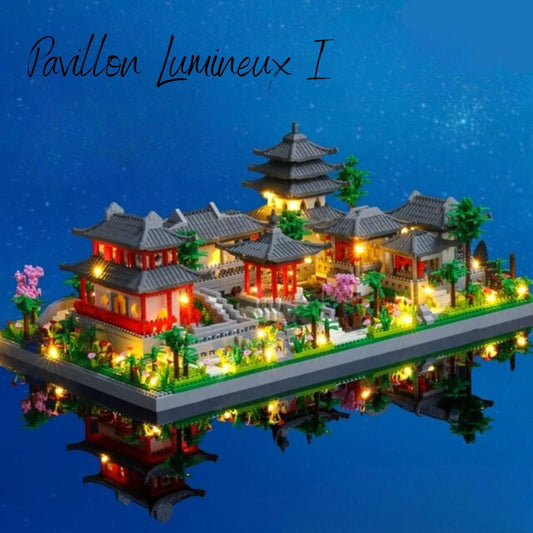 Puzzle Lumineux 3D | Le Pavillon Lumineux I Puzzle 3d Culture Asiatique | Le Pavillon Lumineux I