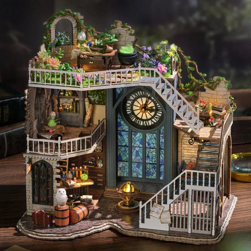 Puzzle Magic | Maison Magique Puzzle 3d Monde Miniature | Maison Magique
