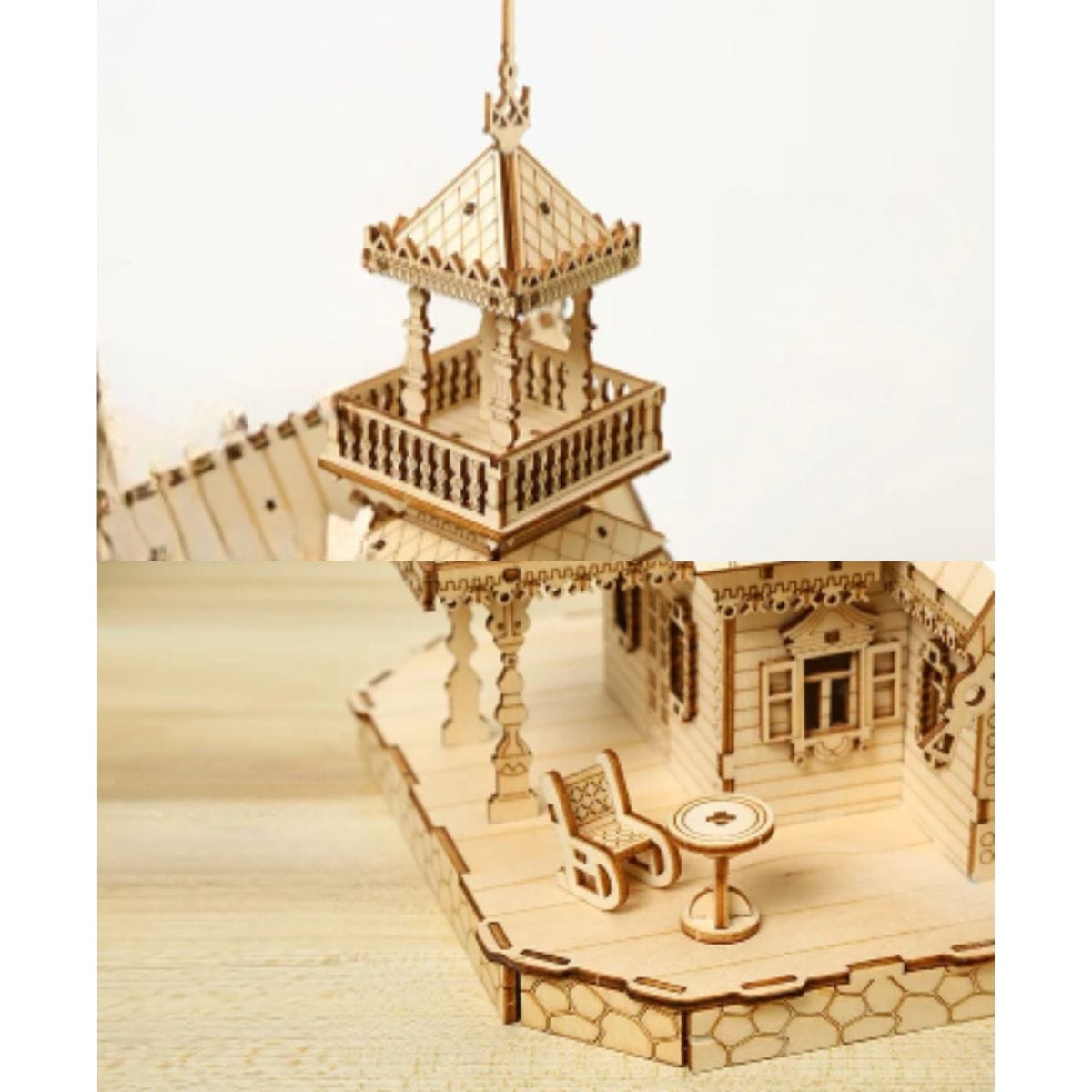Puzzle Maison | Le Chalet enchanté Puzzle 3d Monde Miniature | Le Chalet enchanté