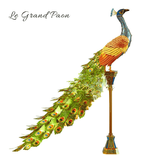 Puzzle Paon Puzzle 3d Animaux | Le Grand Paon