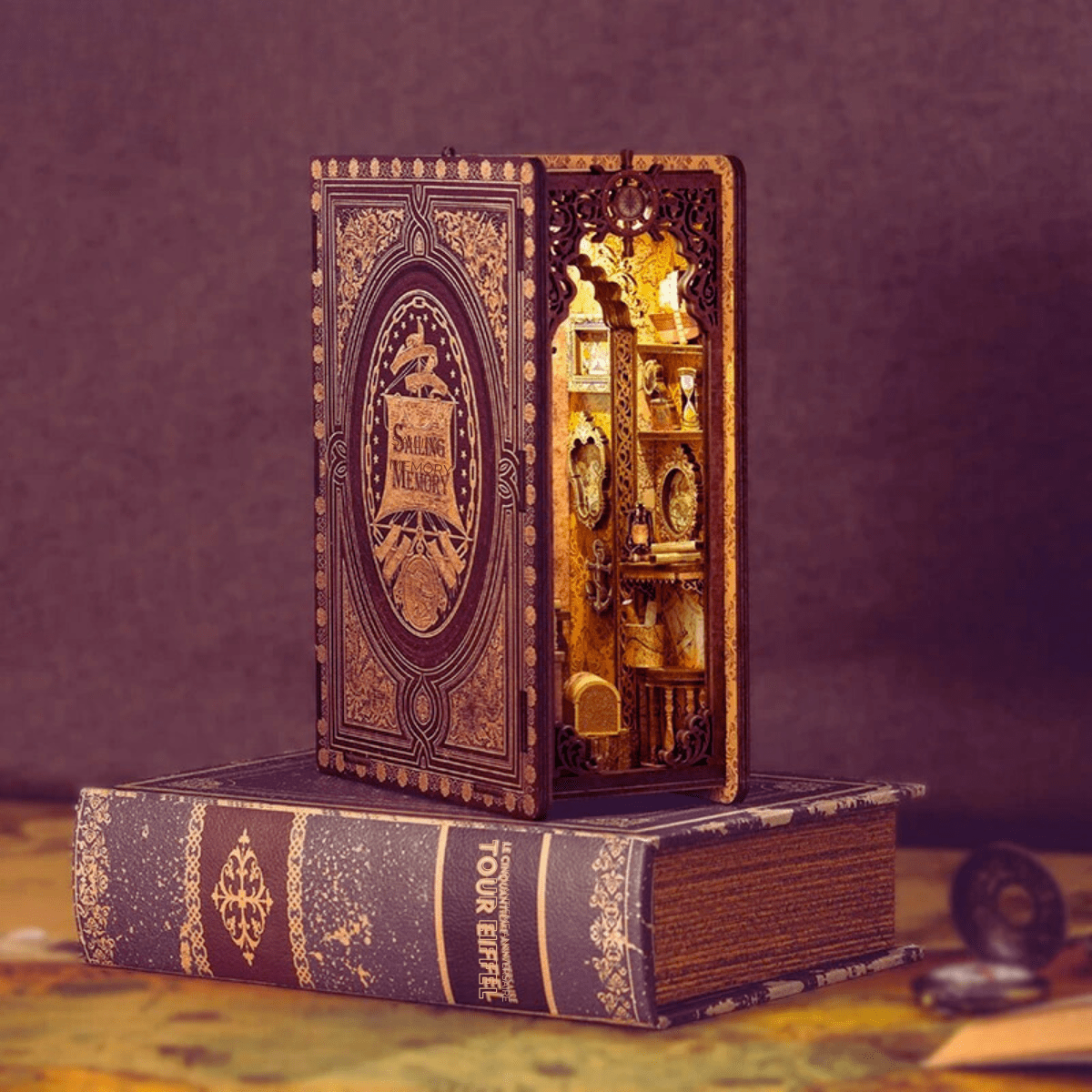 Puzzle Paysage| Souvenir de Marin Puzzle 3d Book Nook | Souvenir de Marin