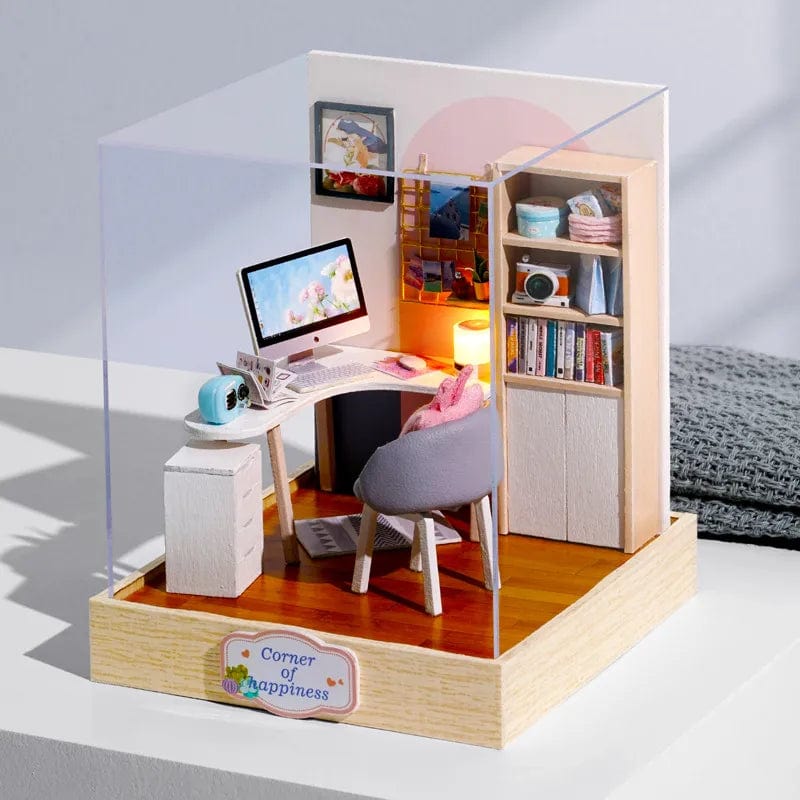 Puzzle Scene | Bureau Parfait Puzzle 3d Monde Miniature | Le bureau parfait