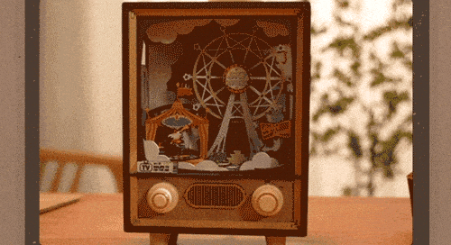 Puzzle Tele  | La Télévision Pièces d'Exceptions Monde Miniature | La Télévision